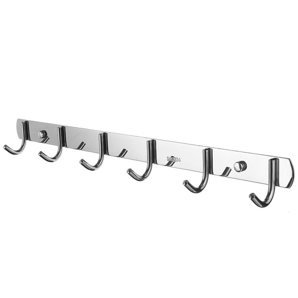 Details about 3-8 Hooks Kitchen Stainless Holder Rack Coat Towel Hat Bathroom Wall Hanger Details about 3-8 Hooks Kitchen Stainless Holder Rack Coat Towel Hat Bathroom Wall Hanger